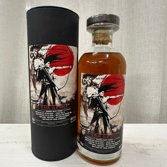Signatory Vintage Caol Ila 13YO, 2007/2020, Samurai, 8, 59.1% (WB87.7) - 蘇格蘭威士忌
