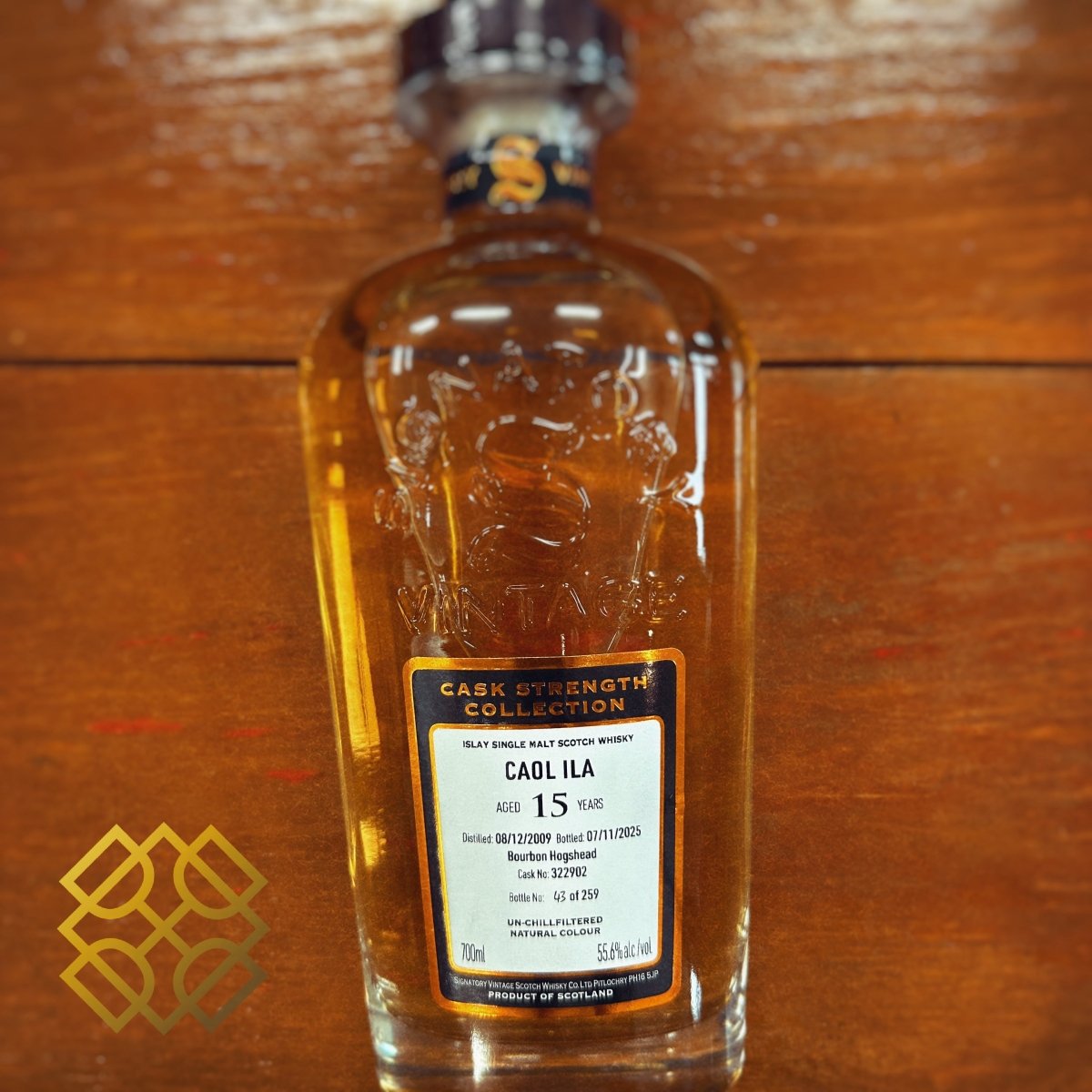 Signatory Vintage Caol Ila 15YO, 2009/2025, 322902, 55.6% - 蘇格蘭威士忌
