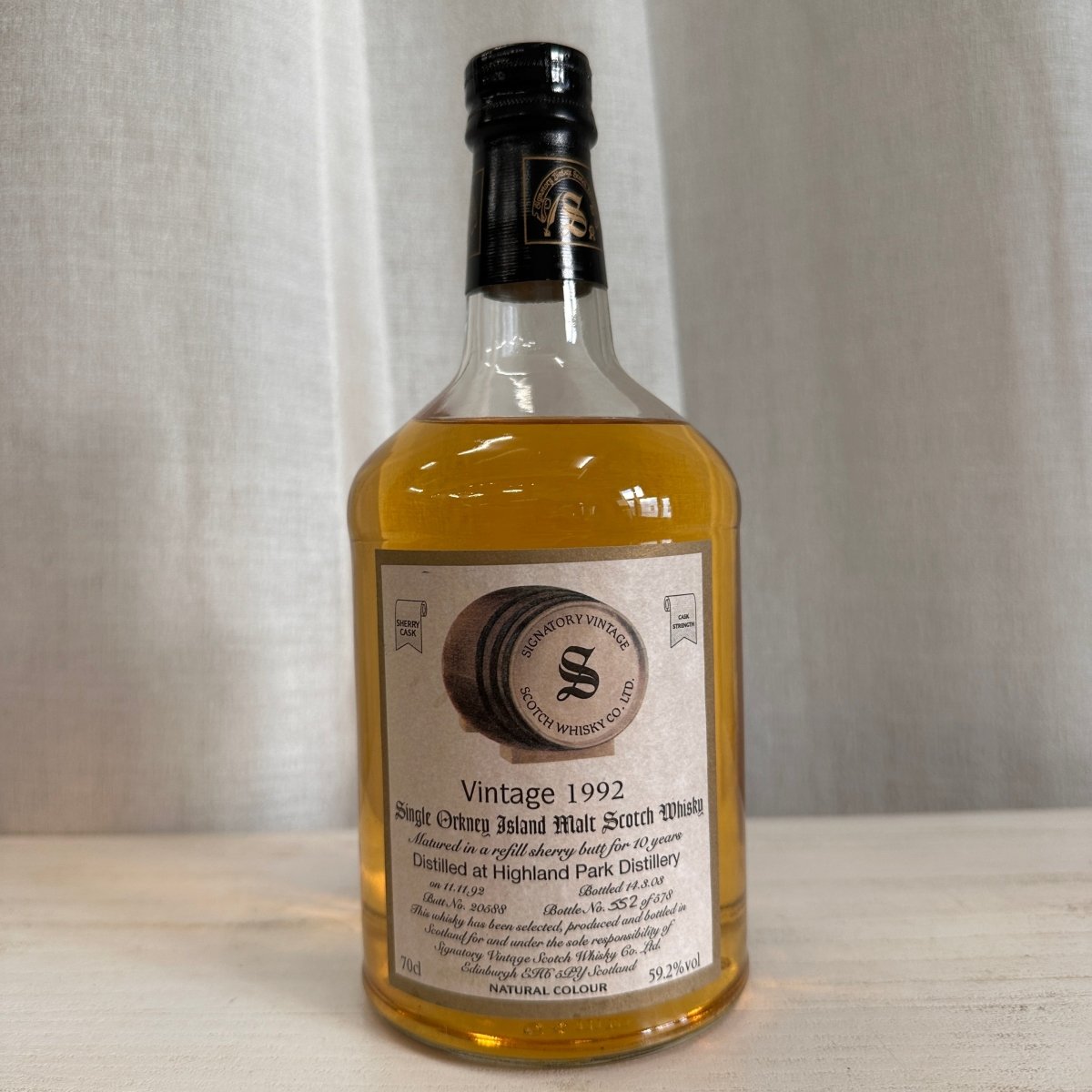 Signatory Vintage Highland Park 10YO, 1992/2003, Dumpy, 20588, 59.2% (分現金/信用卡價) - 蘇格蘭威士忌
