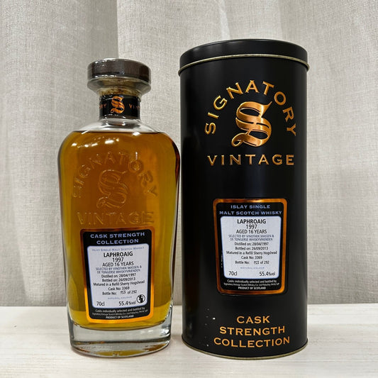Signatory Vintage Laphroaig 16YO, 1997/2013, 3369, 55.4% (WF91) (分現金/信用卡價) - 蘇格蘭威士忌