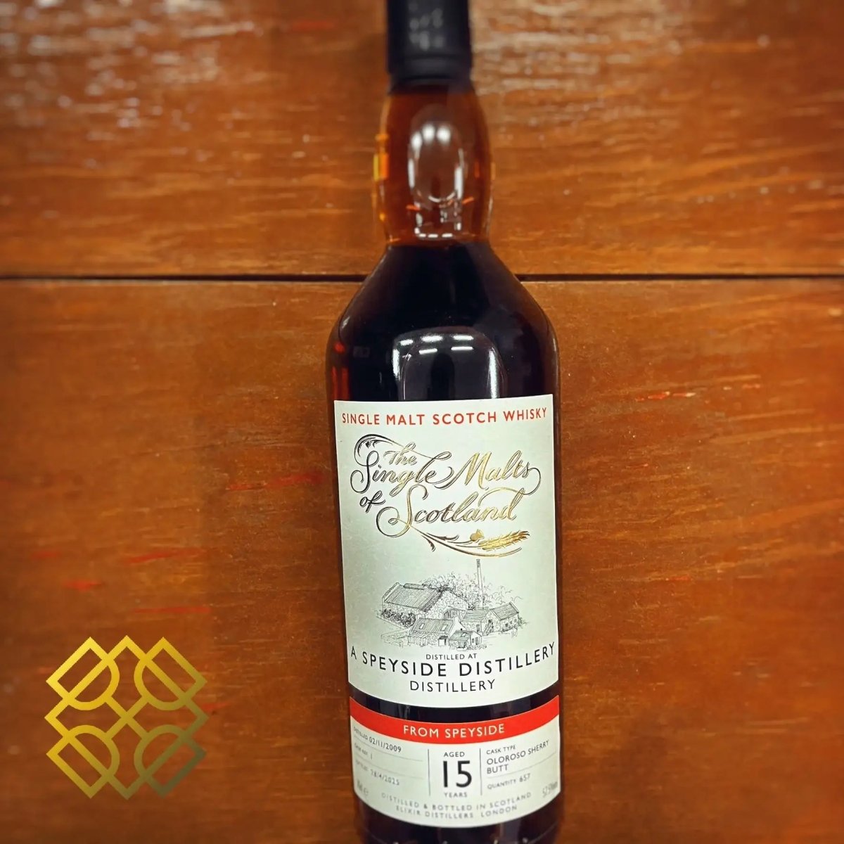 SMOS Speyside - 15YO, 2009/2025, #1, Oloroso Sherry Butt, 57.5% - Scotch Whisky