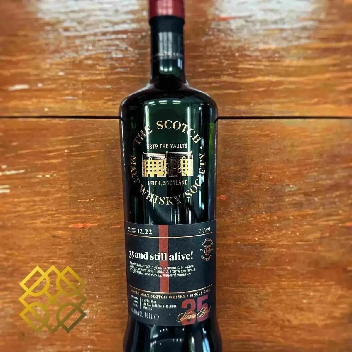 SMWS 12.22 (BenRiach) - 35YO, 1983/2018, 43.9% (WB88.86) (分現金/信用卡價) - Scotch Whisky