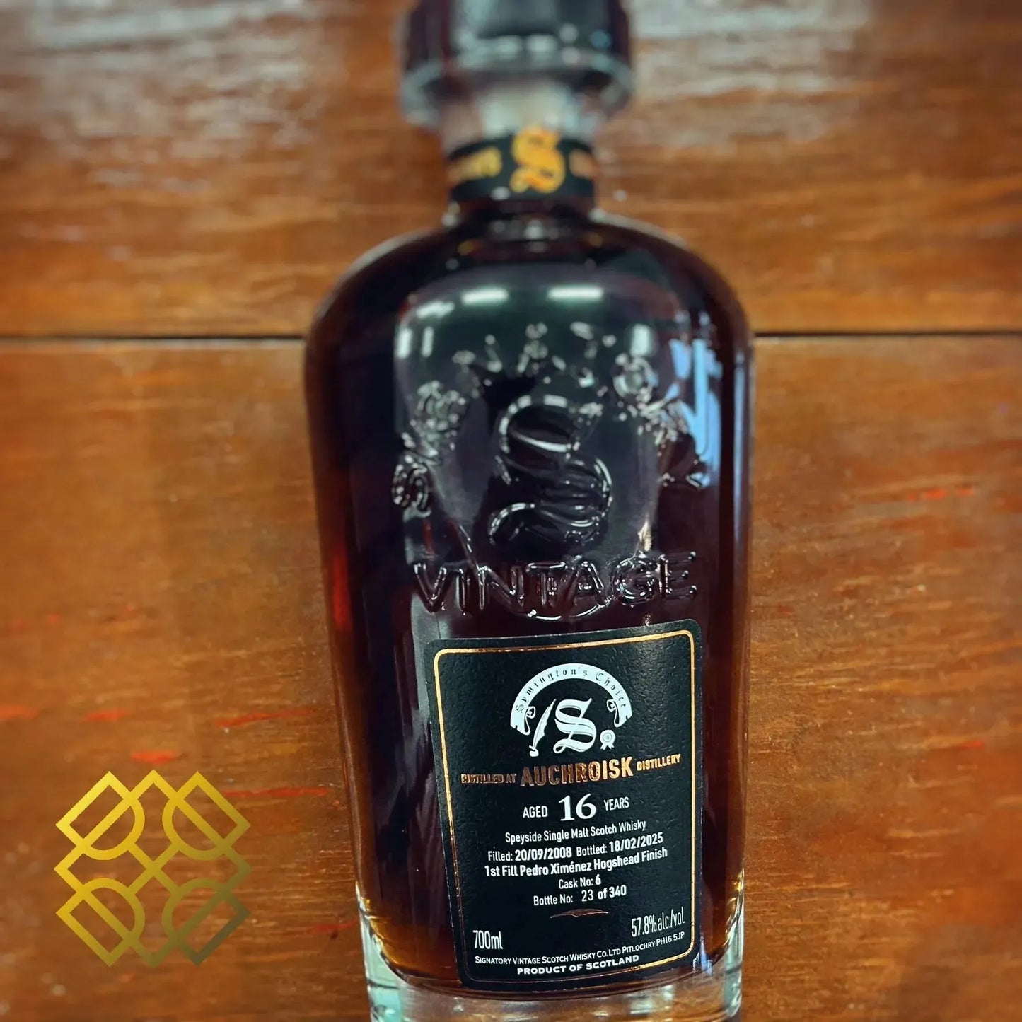 SV Auchroisk - 16YO, 2008/2025, #6, 1st Fill Pedro Ximénez Hogshead Finish, 57.8% - Scotch Whisky