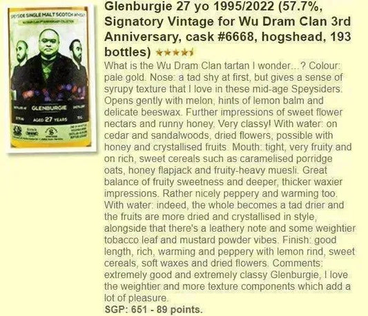 sv-glenburgie-27yo-19952022-6668-57-7percent-wf89-scotch-whisky-76134 - Alcohol Please