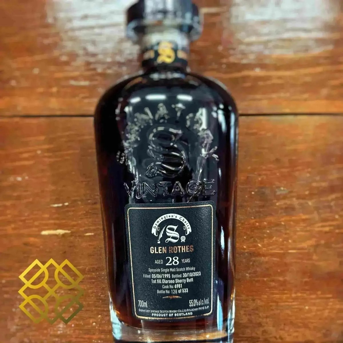 SV Glenrothes - 28YO, 1995/2023, #6981, Symington's Choice, 55% - Scotch Whisky