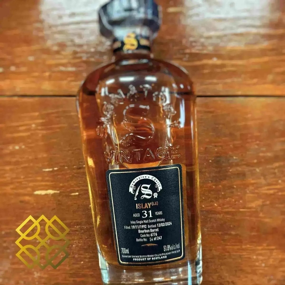 SV Islay (Laphroaig) - 31YO, 1992/2024, #6776, Symington's Choice, 51.8% - Scotch Whisky