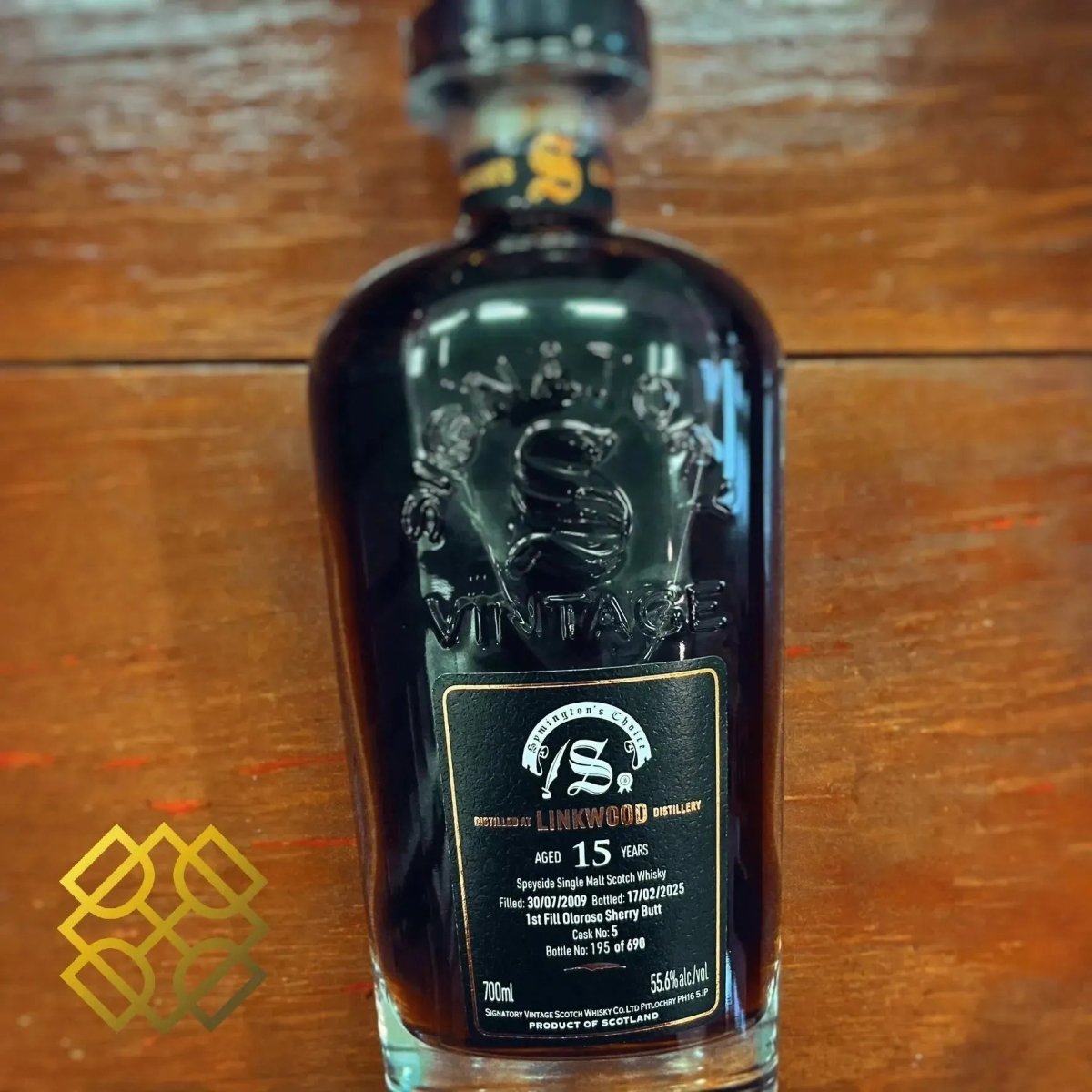 SV Linkwood - 15YO, 2009/2025, #5, 1st Fill Oloroso Sherry Butt, 55.6% (WB88.33) - Scotch Whisky