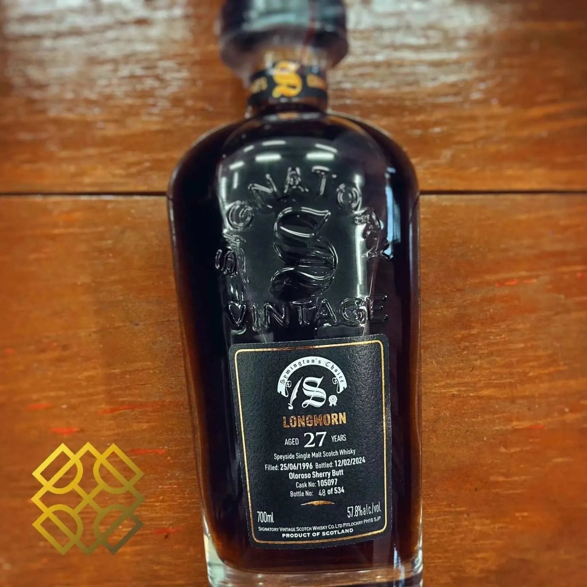 SV Longmorn - 27YO, 1996/2024, #105097, Oloroso Sherry Butt, Symington's Choice, 57.8% (WB90.44) (分現金/信用卡價) - Scotch Whisky
