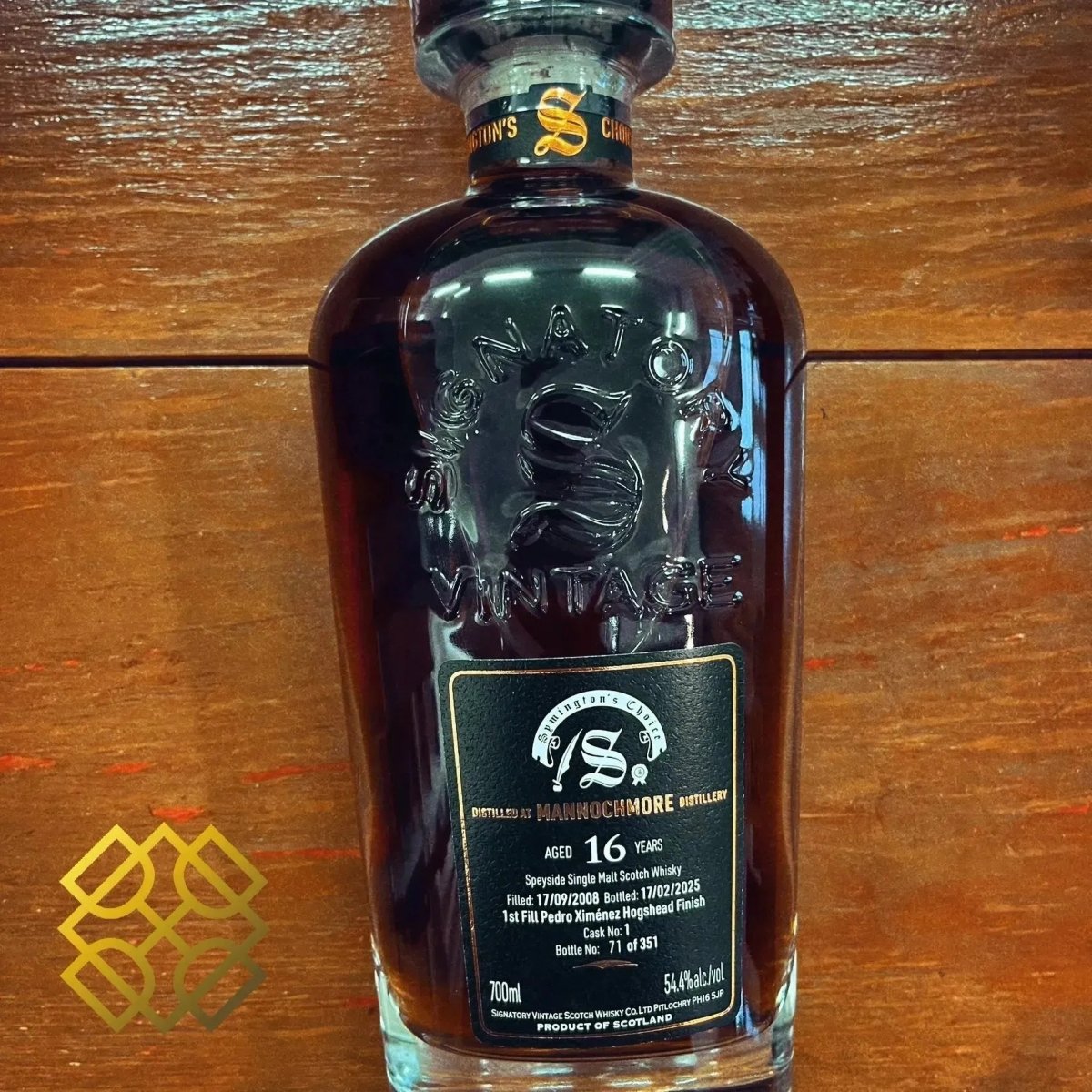 SV Mannochmore - 16YO, 2008/2025, #1, 1st Fill Pedro Ximénez Hogshead Finish, 54.4% - Scotch Whisky