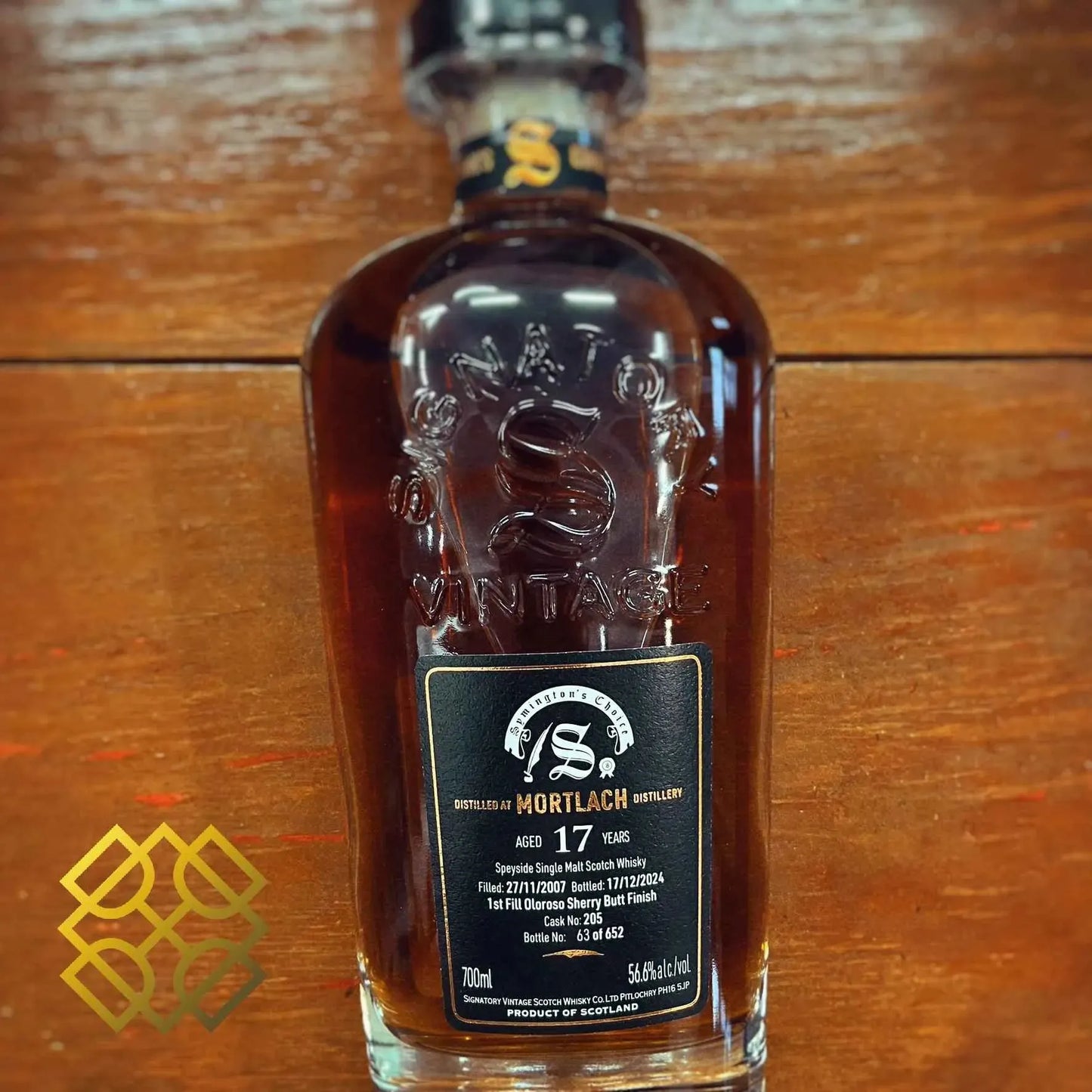 SV Mortlach - 17YO, 2007/2024, #205, Symington's Choice, 56.6% (WB89.12) - Scotch Whisky