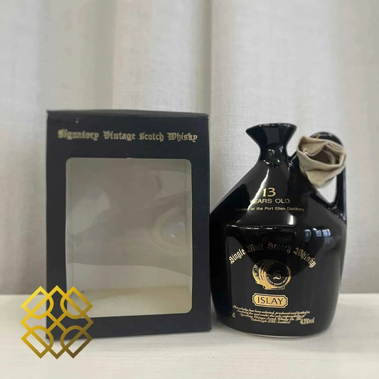 SV Port Ellen - 13YO, Black Ceramic Jug, 43% (WB89.36) (分現金/信用卡價) - Scotch Whisky
