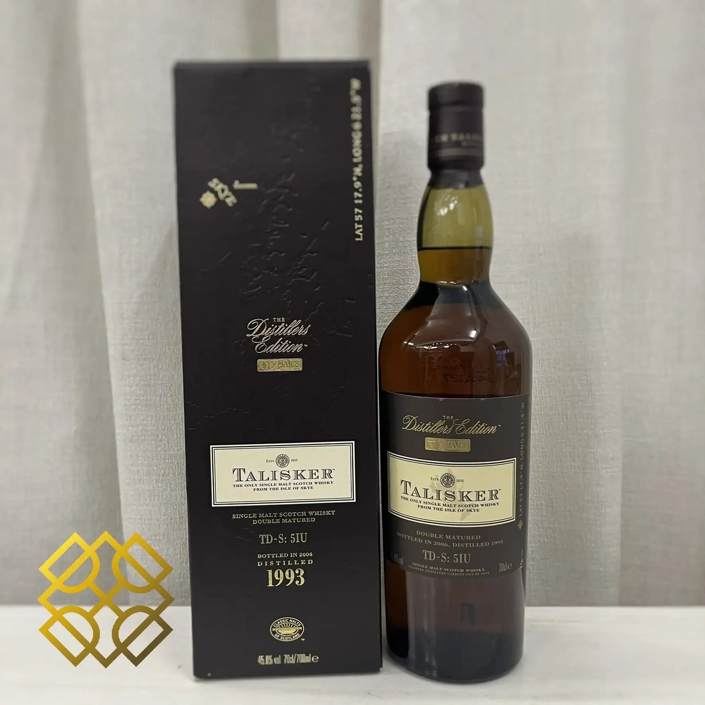 Talisker - 1993/2006, #TD-S: 5IU, The Distillers Edition, 45.8% (分現金/信用卡價) - Scotch Whisky