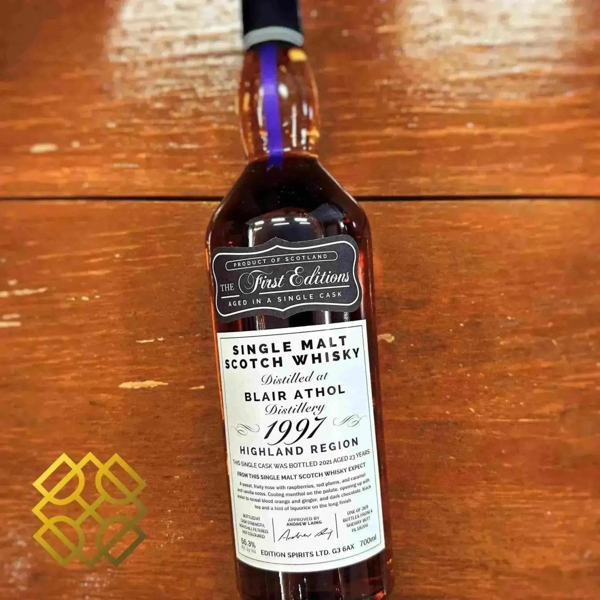 The First Editions Blair Athol - 23YO, 1997/2021, #HL18206, 55.3% - Scotch Whisky