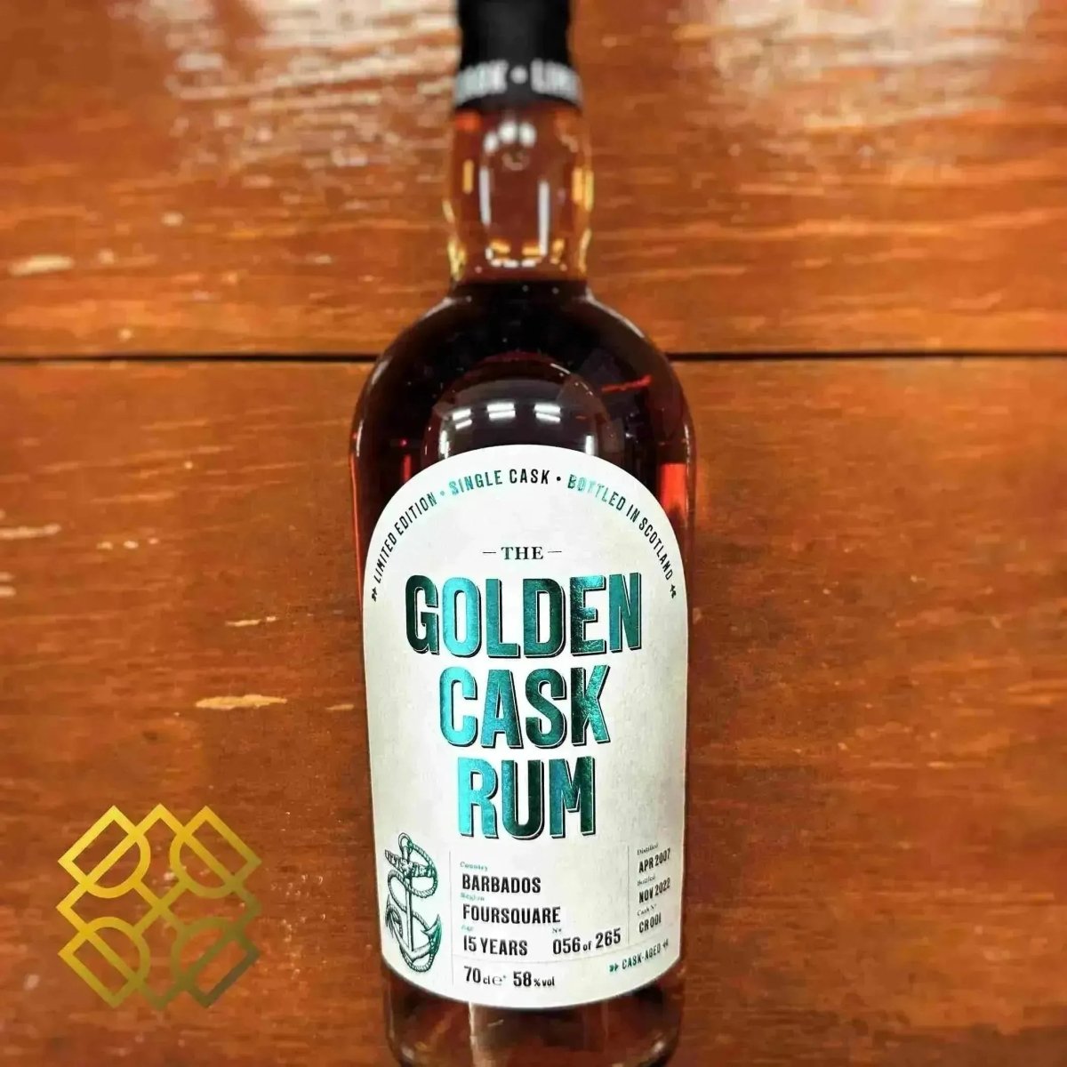 The Golden Cask Rum Foursquare - 15YO, 2007/2022, 58% - Rum