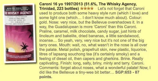 TWA Caroni - 16YO, 51.6% (WF87) - Rum