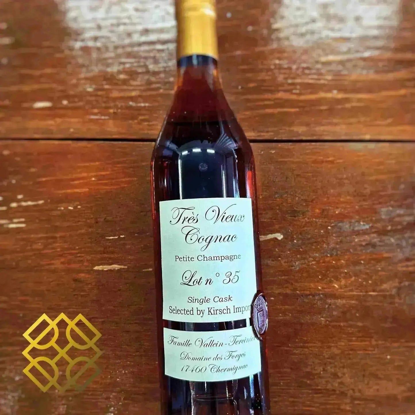 Vallein Tercinier - 1935, Lot35, Petite Champagne, for Kirsch Import, 47% - Cognac