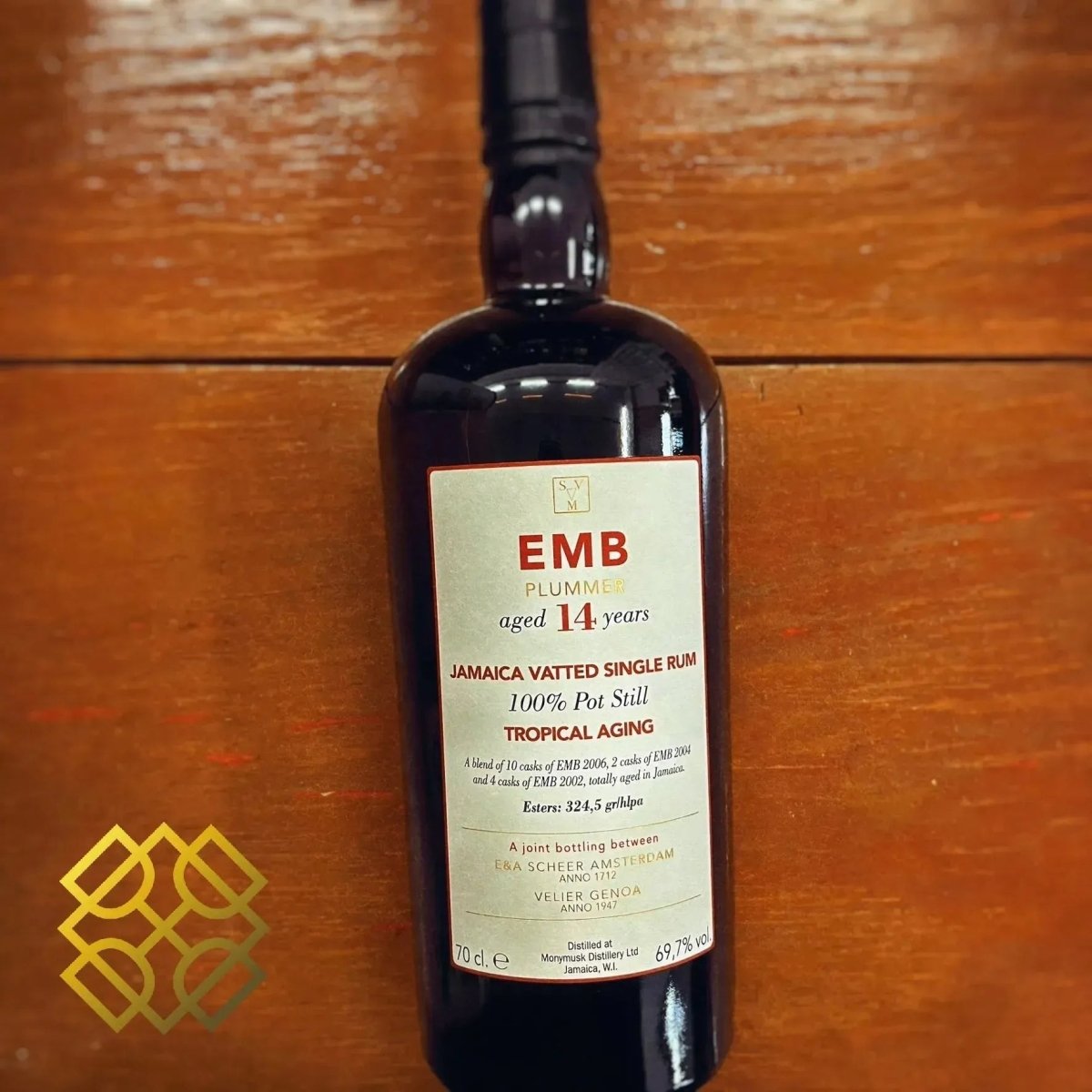 Velier & Scheer Monymusk - 14YO, Jamaica Vatted, Plummer, Tropical Aging, 69.7% - Rum