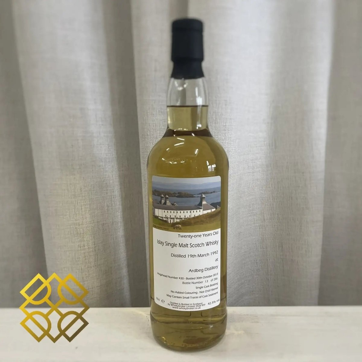 Whiskybroker Ardbeg - 21YO, 1992/2013, #430, 42.5% (分現金/信用卡價) - Scotch Whisky