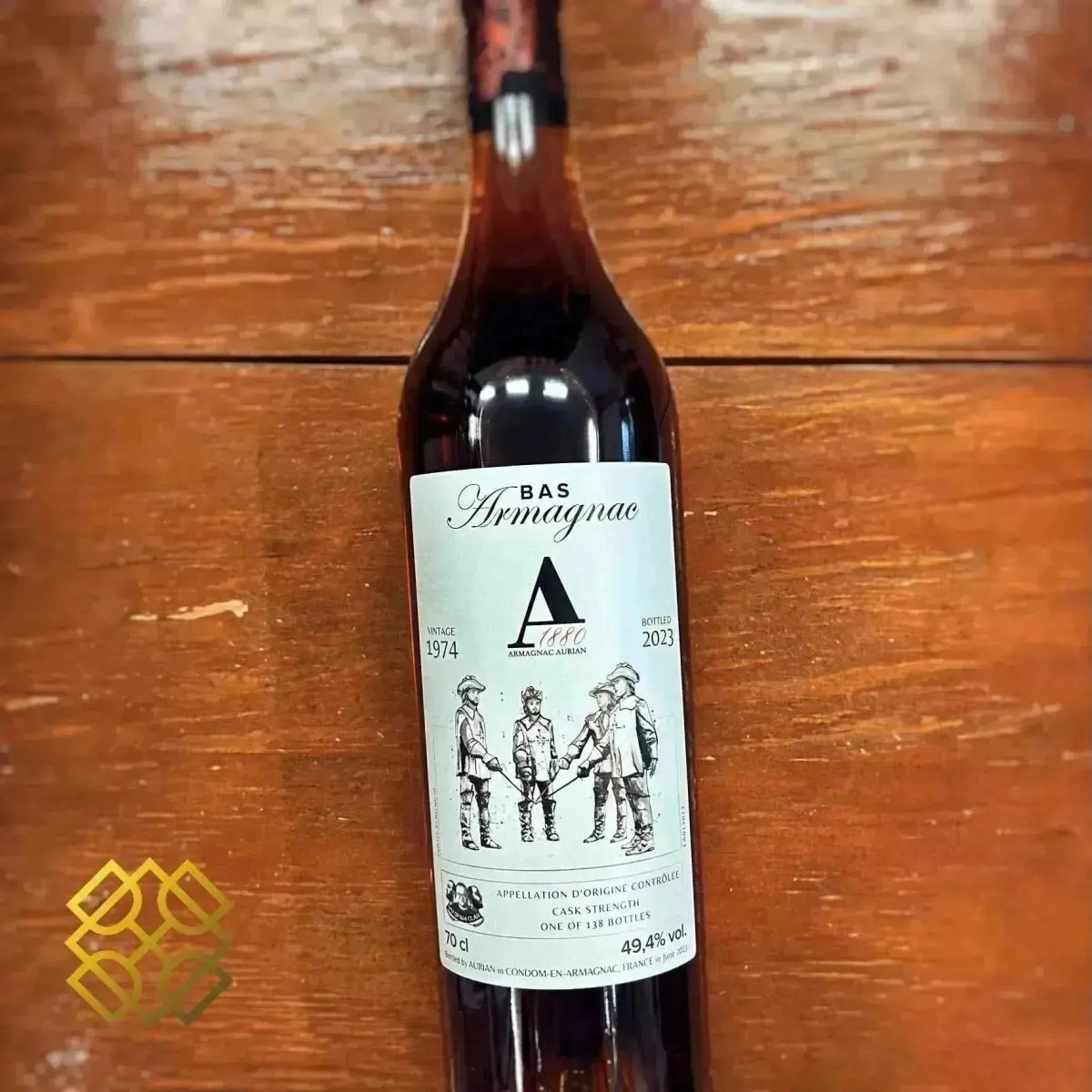 Wu Dram Clan Aurian - ~48YO, 1974/2022, Armagnac, 49.4% - Armagnac