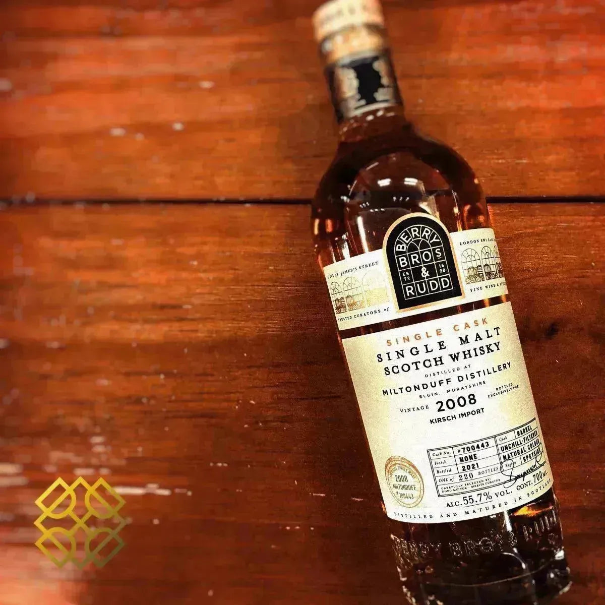 BBR Miltonduff - ~13YO, 2008/2021, 55.7% - Scotch Whisky