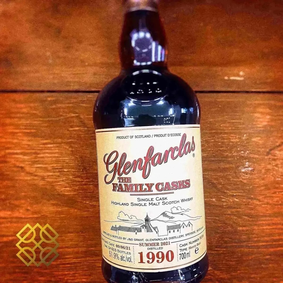 Glenfarclas - Family Casks ~31YO, 1990/2021, #9256, 51.9% - Scotch Whisky