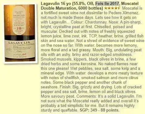 Lagavulin - 16YO, Feis Ile 2017, 56.1% (WF88) (分現金/信用卡價) - Scotch Whisky