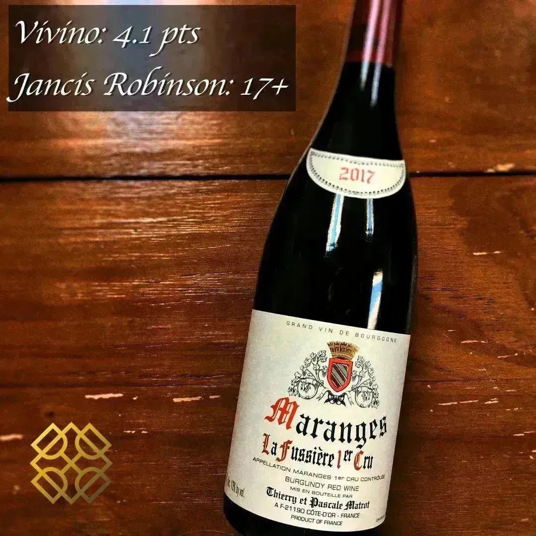 Maranges La Fussiere - 1er Cru Domaine Matrot 2017 (VV4.1, JR17+) - Red Wine - France