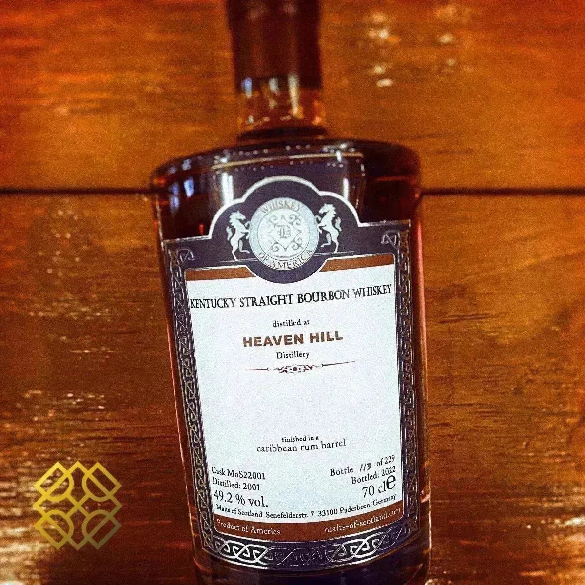 MoS Heaven Hill - ~21YO, 2001/2022, 49.2% - American Whiskey