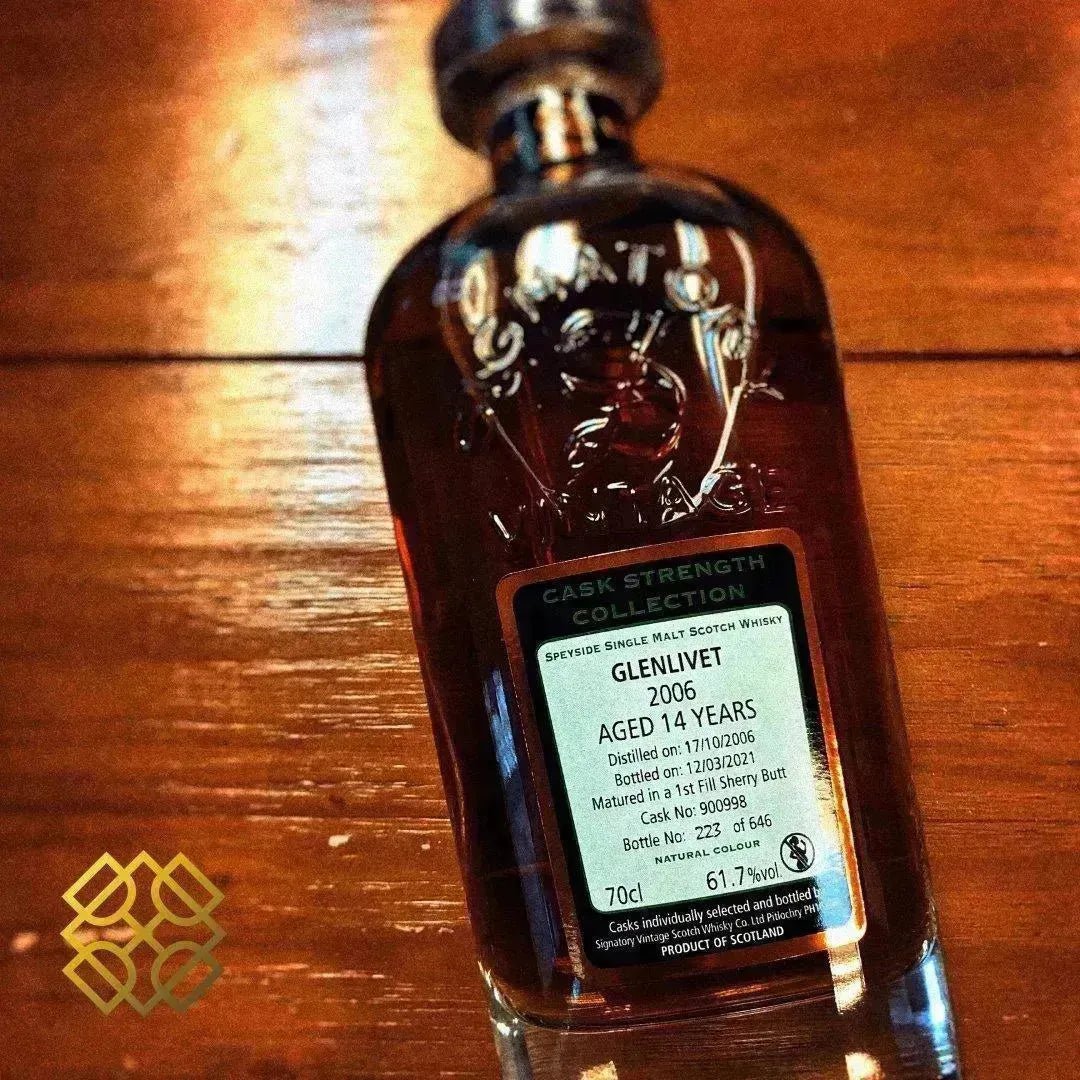 SV Glenlivet - 14YO, 61.7% - Scotch Whisky