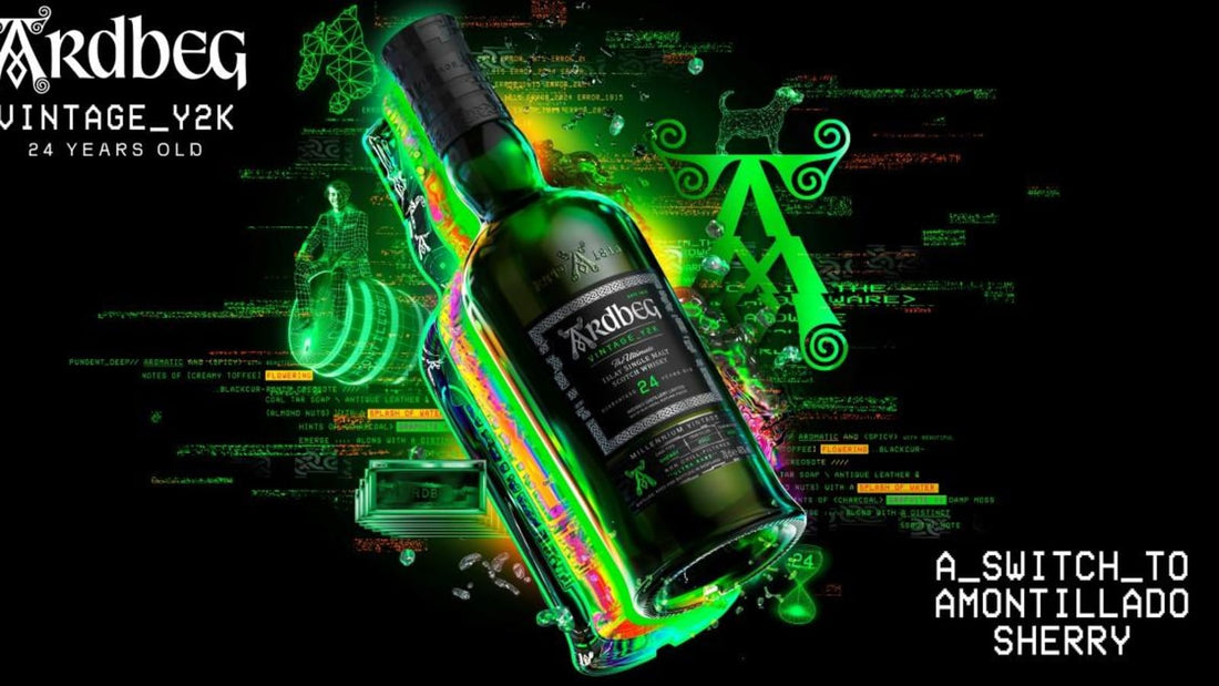 Ardbeg 隆重推出「Y2K」24年桶裝Amontillado雪莉桶威士忌