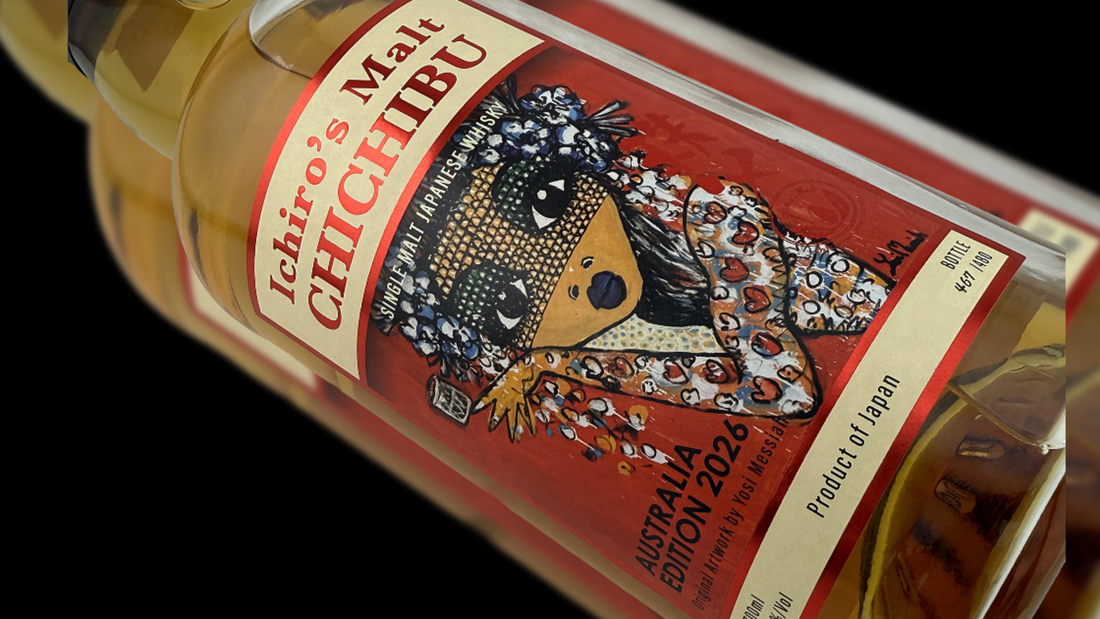 Chichibu 單一麥芽威士忌 Australia Edition 2026 限量 480 瓶 | Chichibu Australia Edition 2026 Launches with Yosi Messiah’s ‘Whisky Girl’ artwork
