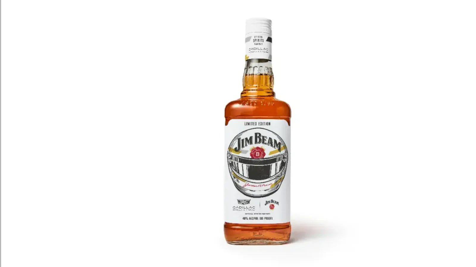Jim Beam 聯名Cadillac F1 2026 限定威士忌