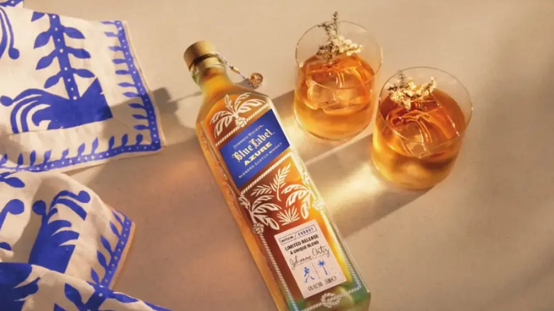 Johnnie Walker 推出藍牌 Azure 限量新作，免稅通路獨家呈獻海岸風情
