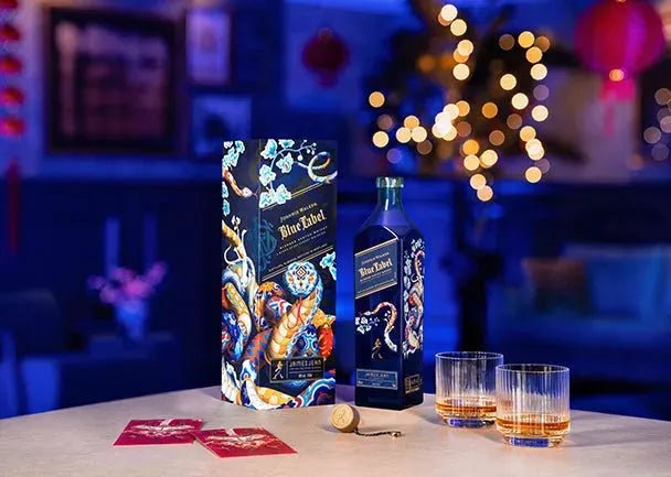 Johnnie Walker 續攜手 James Jean 推出農曆新年限量版藍牌威士忌 - Alcohol Please