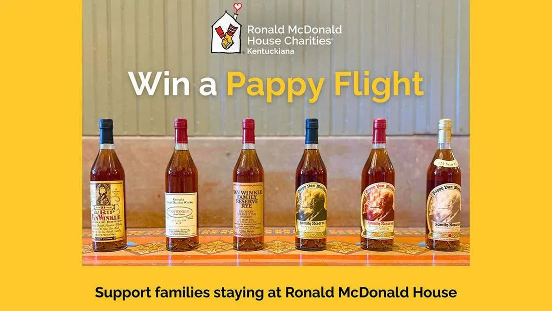 Kentucky慈善機構推出價值逾萬美元頂級Pappy Van Winkle威士忌抽獎