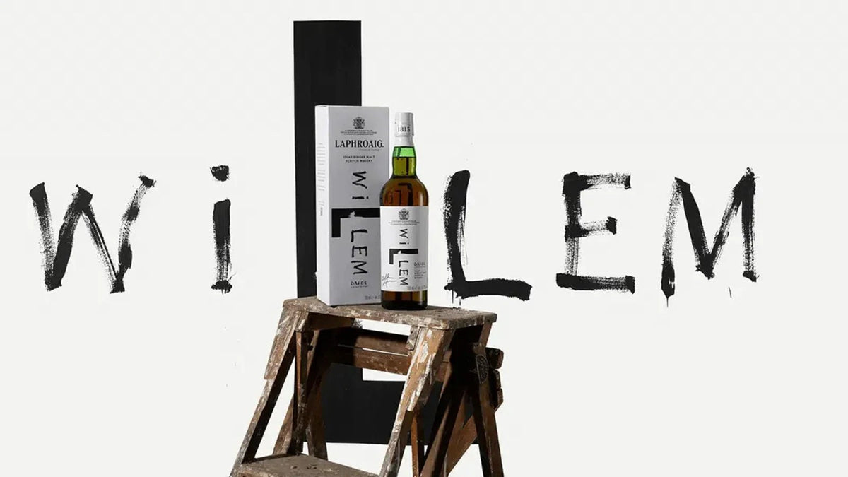 ラフロイグ×ウィレム・デフォー「Willem by Willem」14年発売