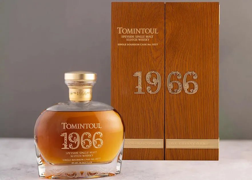トミントールは60周年を祝して1966年の単一樽ウイスキーを発売