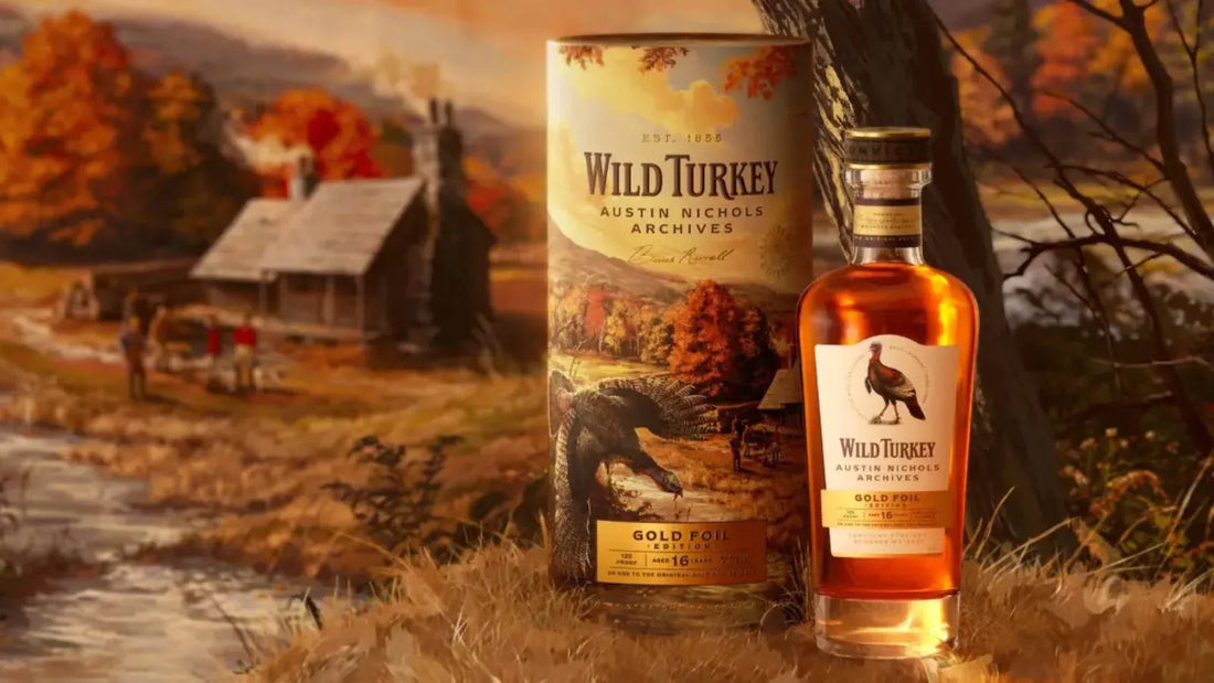 Wild Turkey 推出 Austin Nichols Archives 限量金箔波本威士忌 | Wild Turkey Gold Foil Edition Bourbon Debuts in Australia