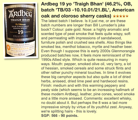 Ardbeg - 19년, Traigh Bhan, Batch 3, 46.2% (WF90) (현금/신용카드 가격)