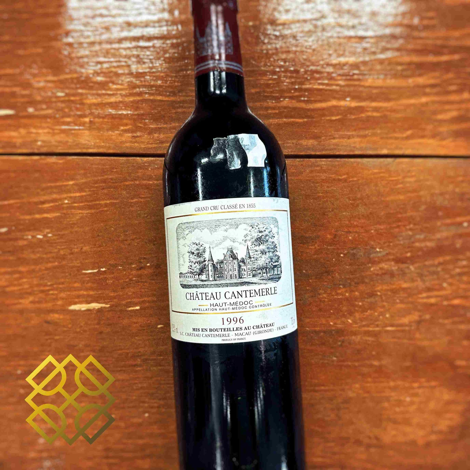 Château Cantemerle 5ème Grand Cru Classé 1996 Color: red