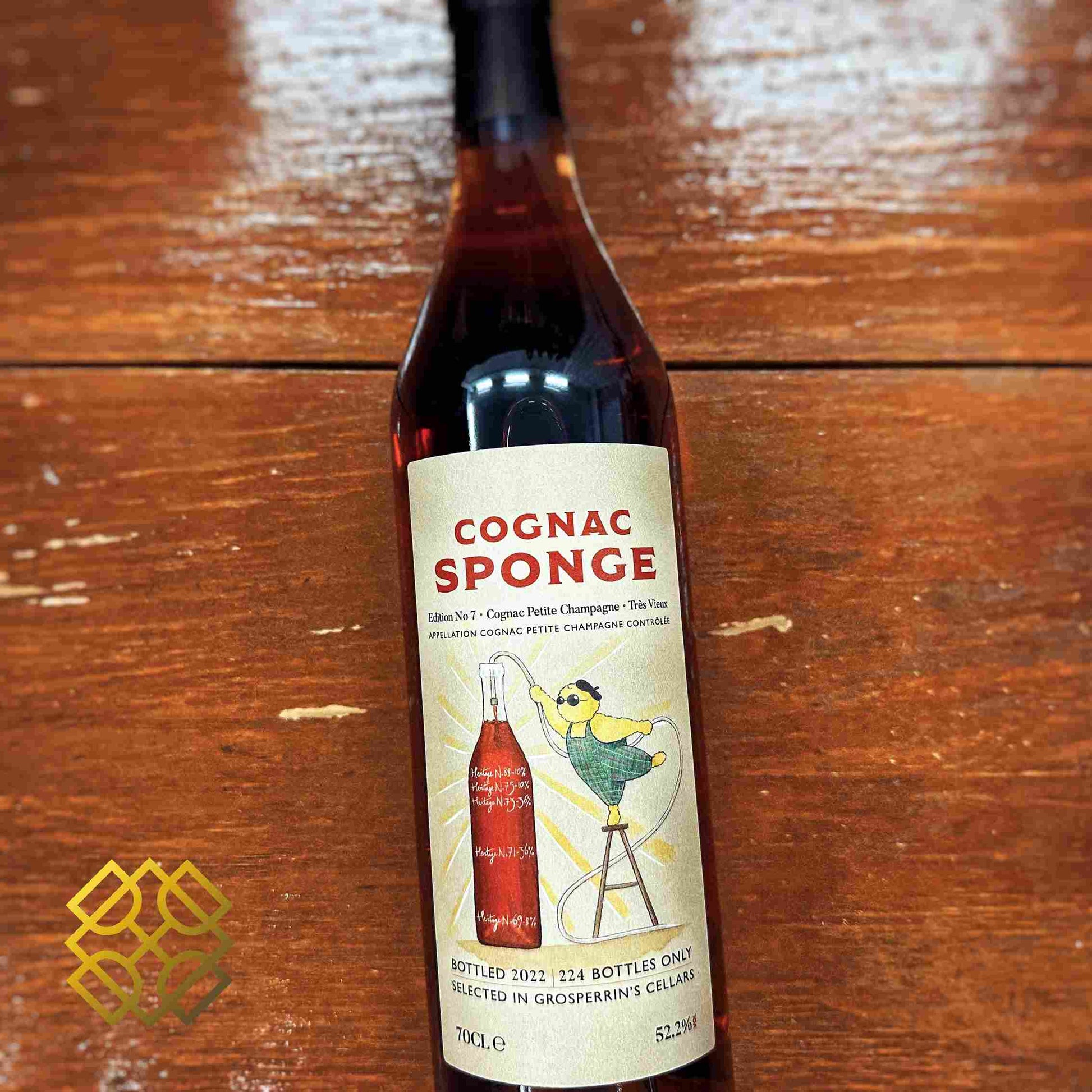 Cognac Sponge - , 2022, Très Vieux Petite Champagne,  52.2% - Cognac