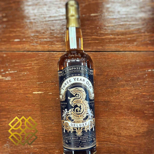 Compass Box Three Year Old Deluxe  Type : blended Malt Whisky Bottled : 2016