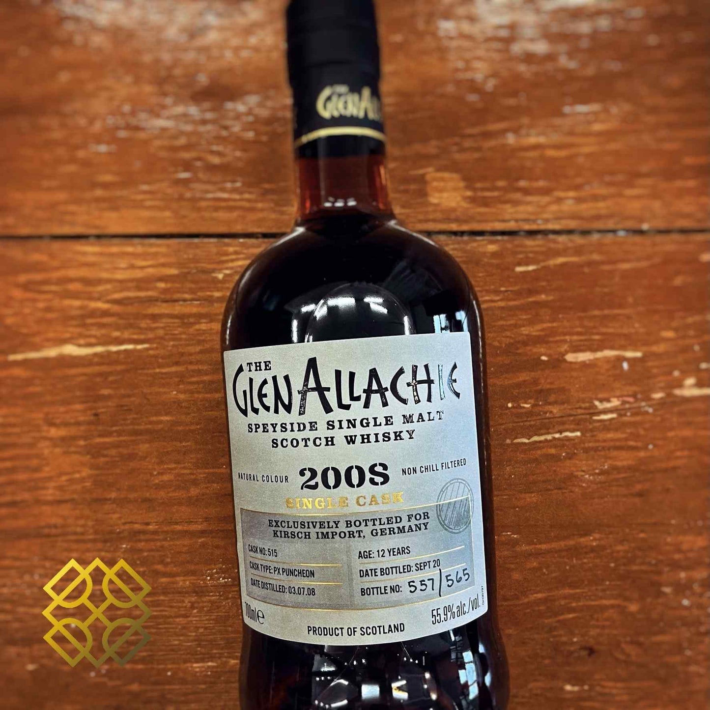 GlenAllachie - 12YO, 2008/2020, 55.9%  Type: Single Malt Whisky