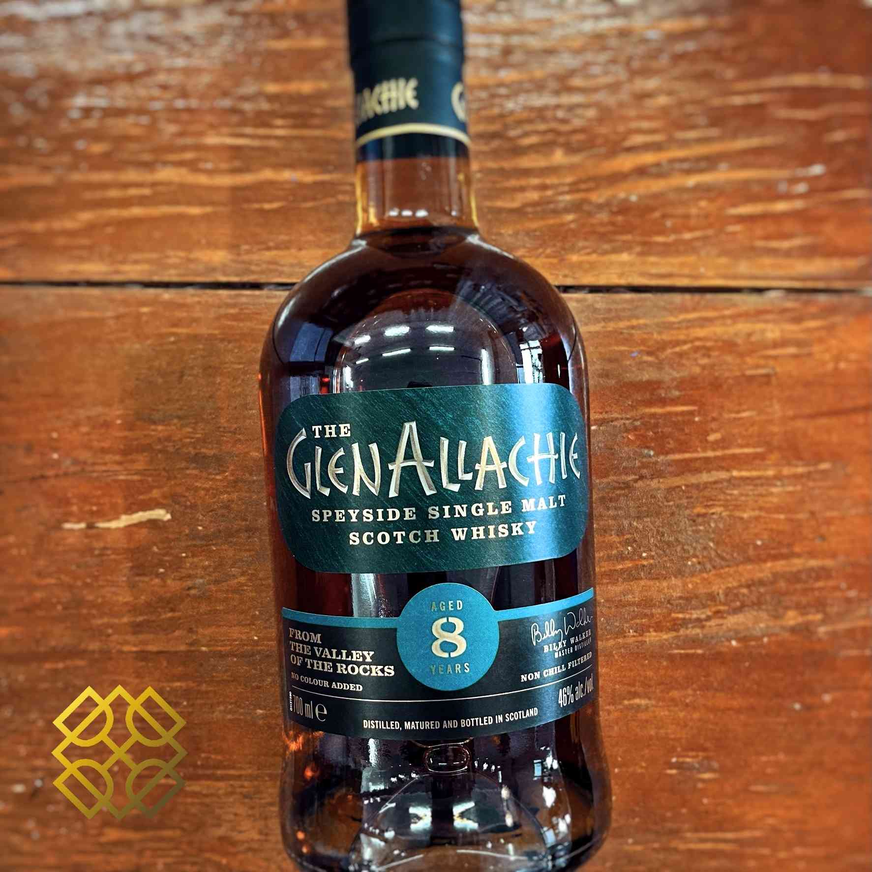 Glenallachie - 8YO, 46%  Type: Single malt whisky