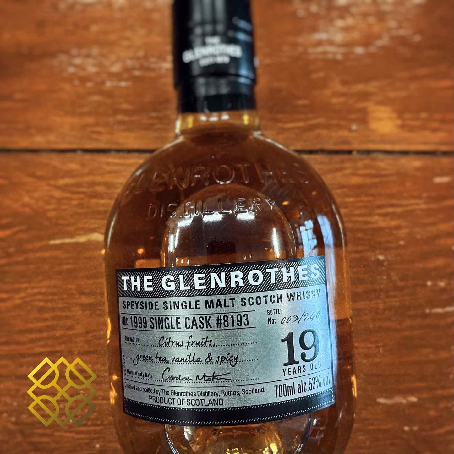 Glenrothes - 19YO, 1999/2018, 53%  Type: Single Malt Whisky