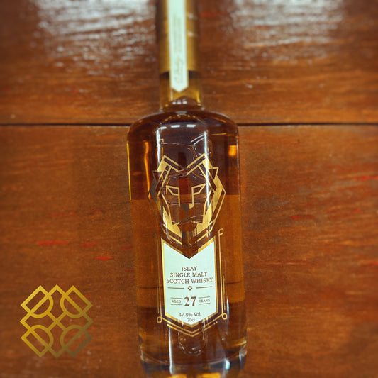C. Dully Laphroaig 27년, 2025, Map Label, #133159C, 47.8% (WB89.82)