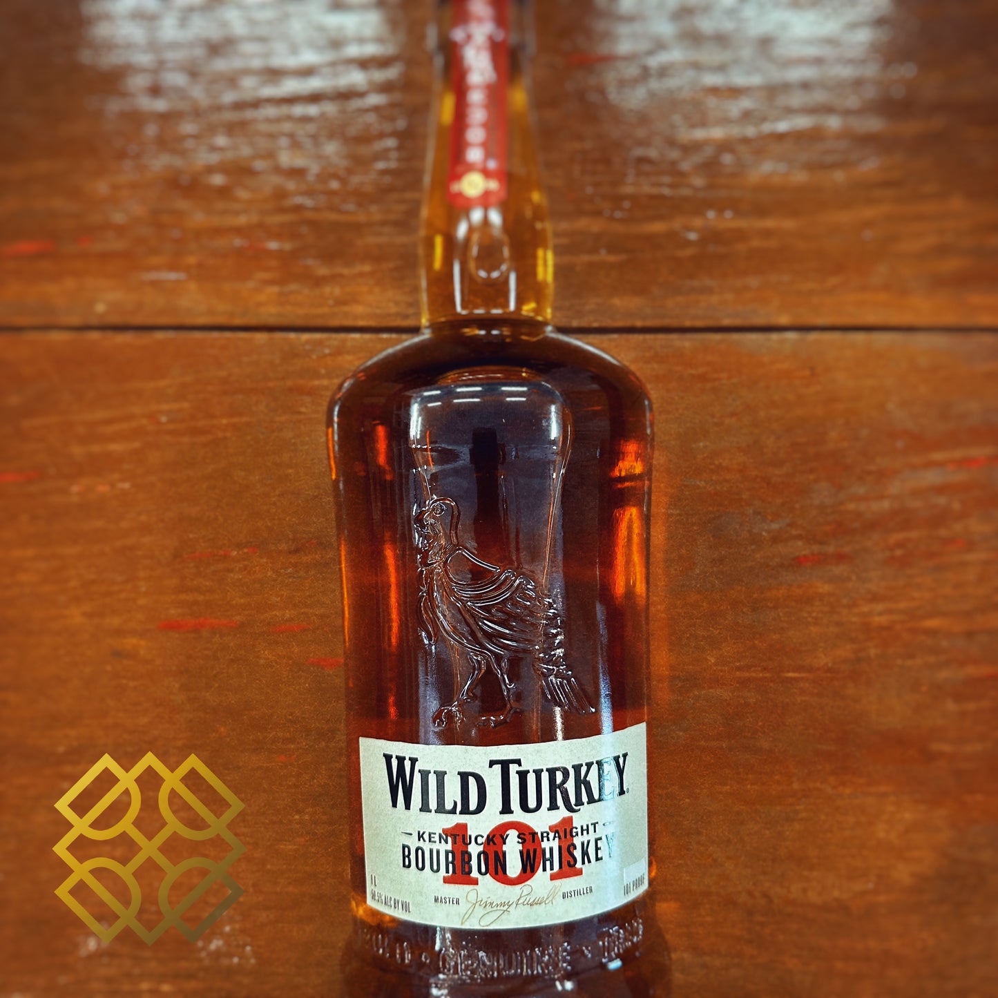 Wild Turkey 101 Proof Bourbon Whiskey, 50.5%, 1000ml