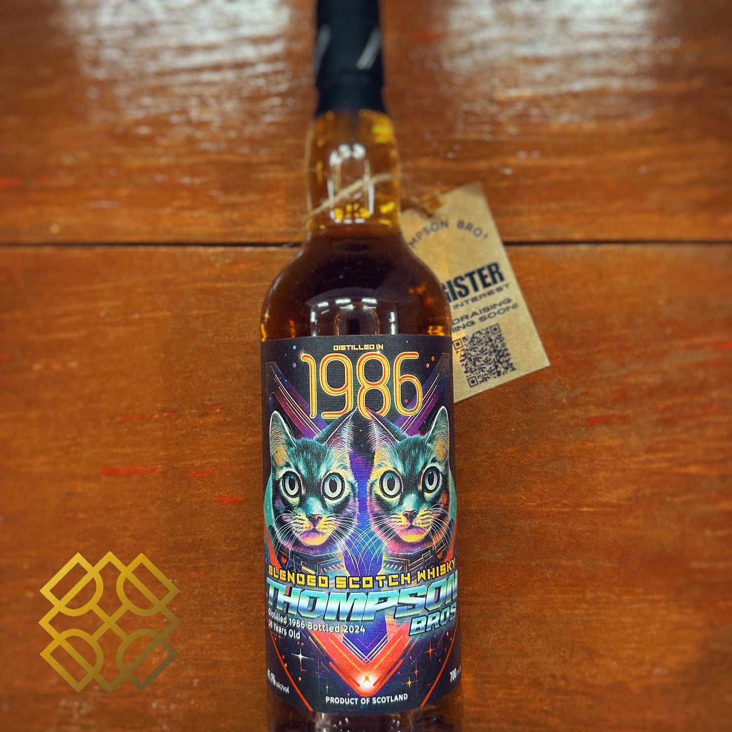 Thompson Bros. Blended Scotch Whisky 38년 1986/2024, 41.1% (WB87.29) (현금/신용카드 가격)