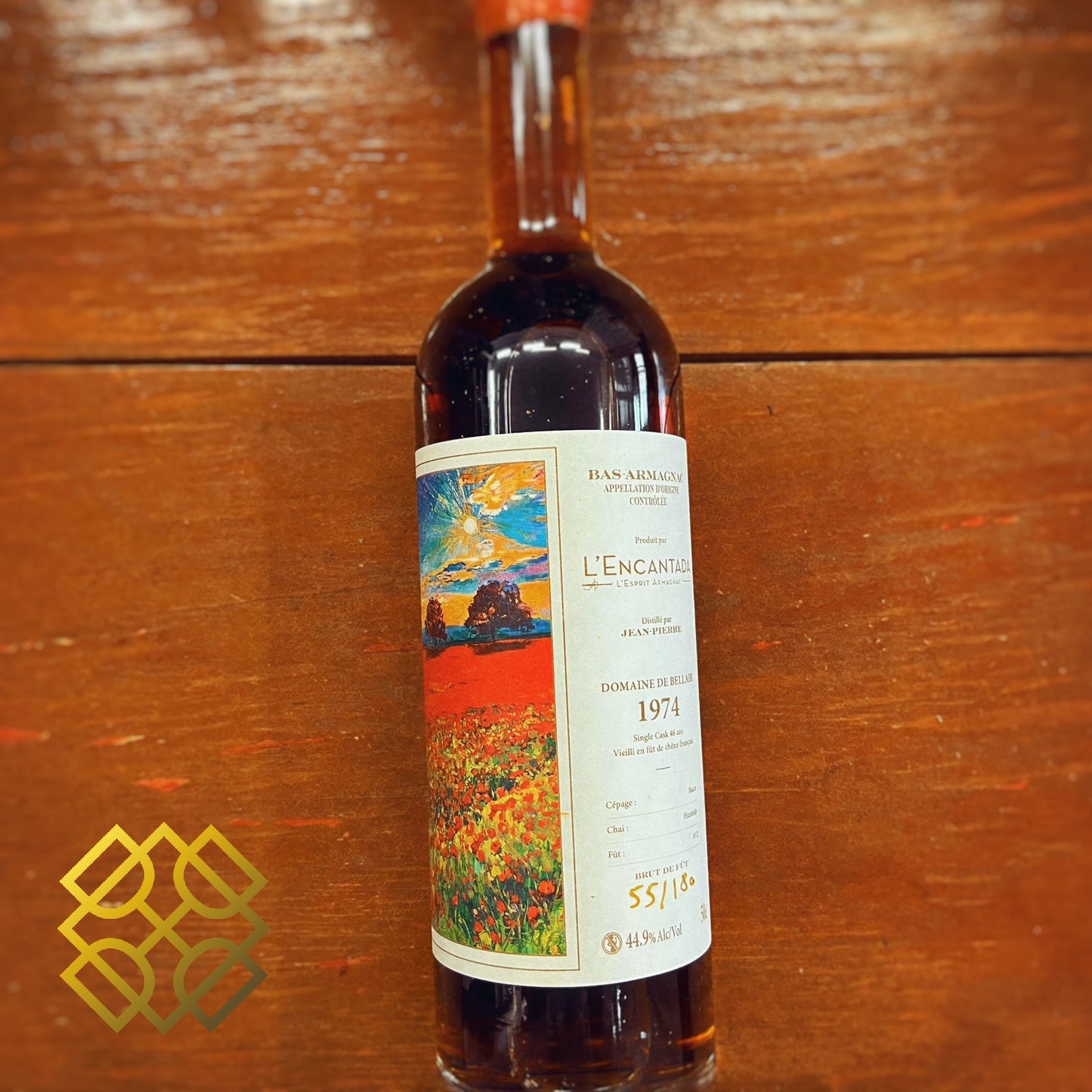 L'Encantada Domaine Bellair - ~50YO, 1974/2024, Foundations Armagnac, 44.9%, 500ml (WF91) (分現金/信用卡價)