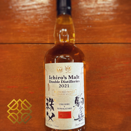Ichiro's Malt Double Distilleries Chichibu x Komagatake 2021, Blended Whisky, 53.5%